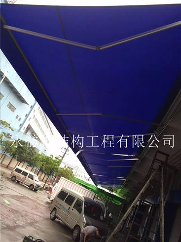 东莞厂家定做推拉篷仓库工地移动推拉棚大排档遮阳雨蓬户外伸缩停车棚活动帐篷